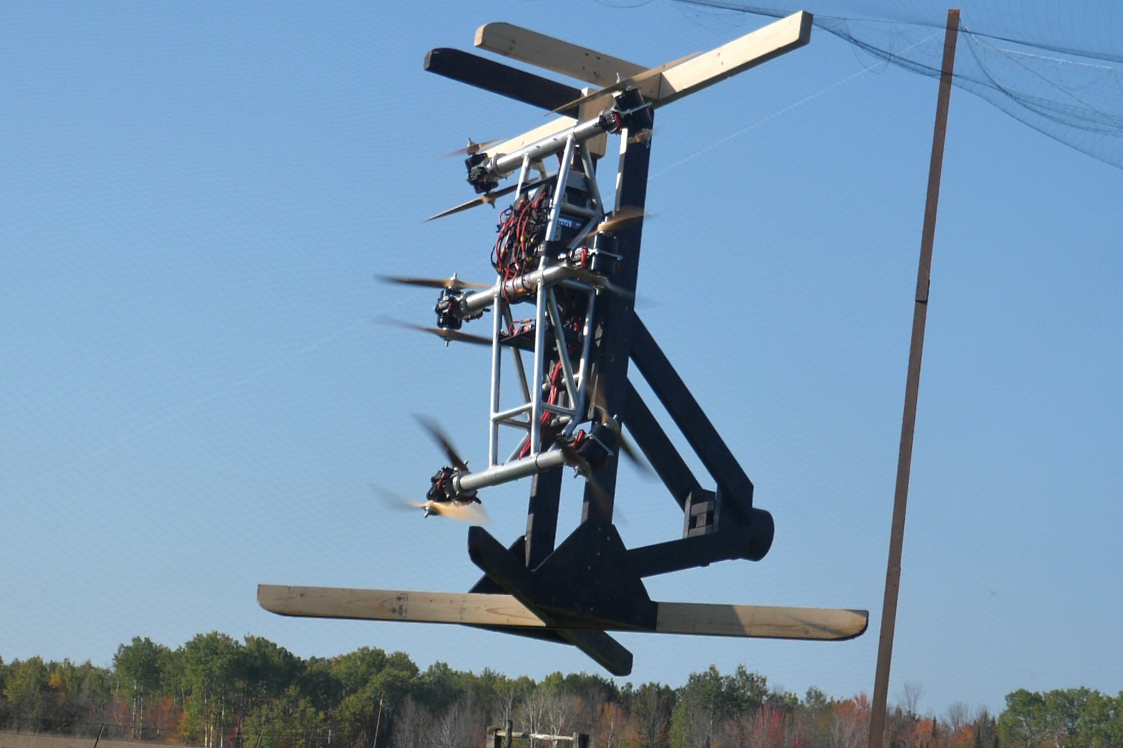 SkyPak V1.3 flying by remote SkyPak V1.3 flying by remote